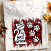 Personalized Meowy Christmas Cat Mom T Shirt OB92 85O53 1