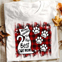 Personalized Meowy Christmas Cat Mom T Shirt OB92 85O53 thumb 1