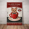 Yorkshire Terrier Coffee Company Canvas FB0803 85O34 1