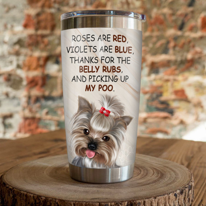 Yorkshire Terrier Dog Steel Tumbler FB0304 85O35 1