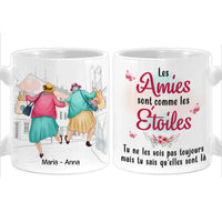 Personalized French Les Amies Sont Comme Les Étoiles Mug 30827 thumb 1