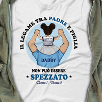 Personalized Daddy And Daughter Padre E Figlia Italian T Shirt AP194 73O58 thumb 1