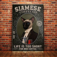 Siamese Cat Coffee Company Canvas MR0303 90O60 thumb 1