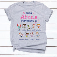 Personalized Abuela Spanish Grandma Belongs T Shirt MY102 81O34 thumb 1