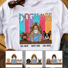 Personalized Colorful Dog Mom T Shirt FB31 65O36 thumb 1
