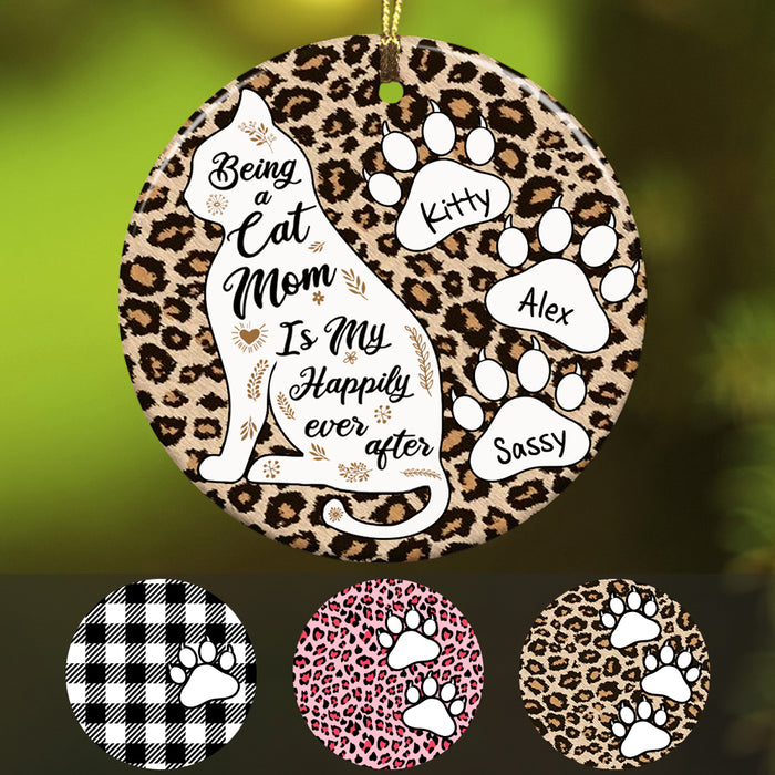 Personalized Cat Mom  Ornament OB261 73O57 1