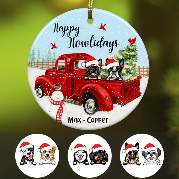 Personalized Dog Christmas Ornament OB252 85O57 1