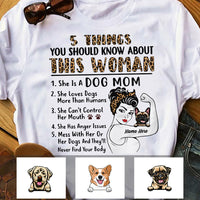 Personalized About This Dog Mom T Shirt OB171 85O34 thumb 1