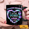 Personalized You Left Paw Prints on My Heart Dog Memorial Mug MR224 67O47 1