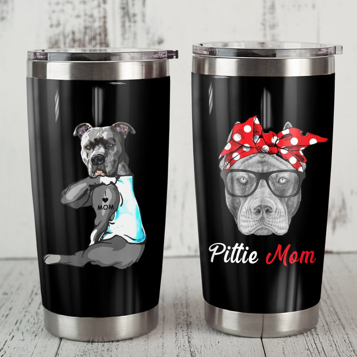 Pitbull Dog Steel Tumbler MR1007 81O31 1