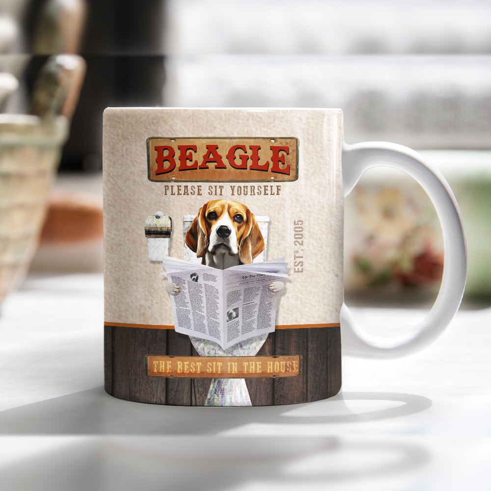 Beagle Dog Bathroom Company Mug FB2502 69O56