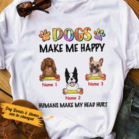 Personalized Dog Happy T Shirt OB113 26O36 thumb 1