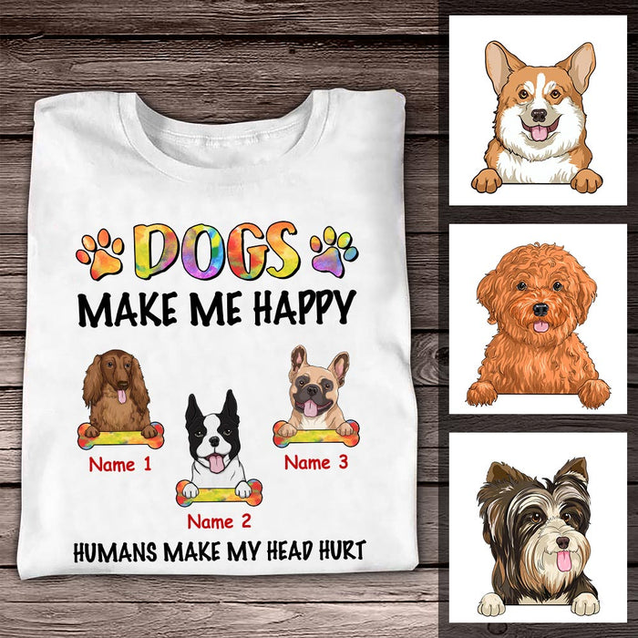 Personalized Dog Happy T Shirt OB113 26O36 1