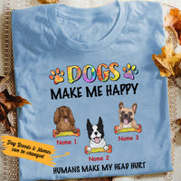 Personalized Dog Happy T Shirt OB113 26O36 thumb 1