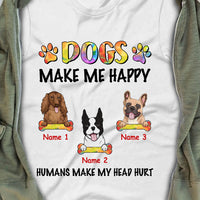 Personalized Dog Happy T Shirt OB113 26O36 thumb 1