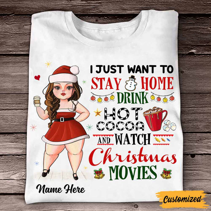 Personalized Christmas Girl T Shirt OB111 30O57 1