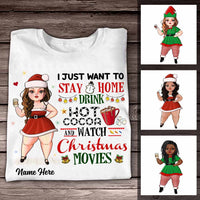 Personalized Christmas Girl T Shirt OB111 30O57 thumb 1