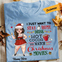 Personalized Christmas Girl T Shirt OB111 30O57 thumb 1