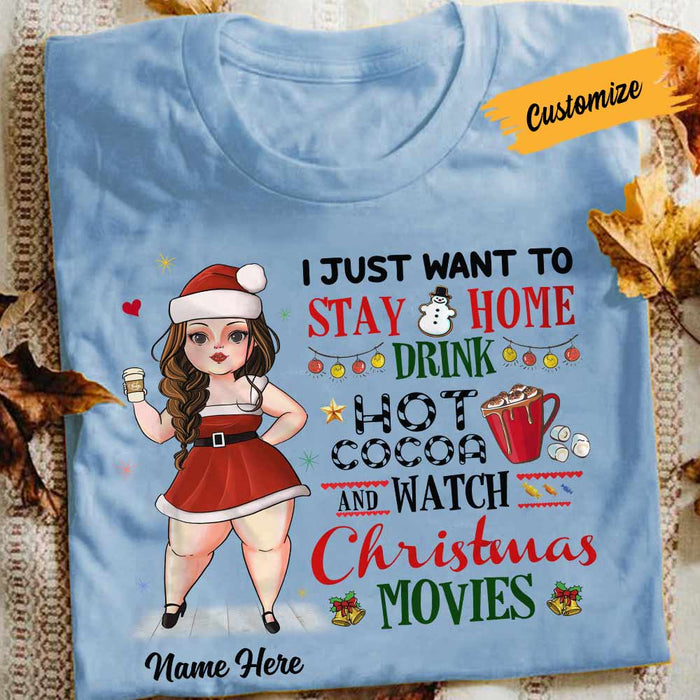 Personalized Christmas Girl T Shirt OB111 30O57 1