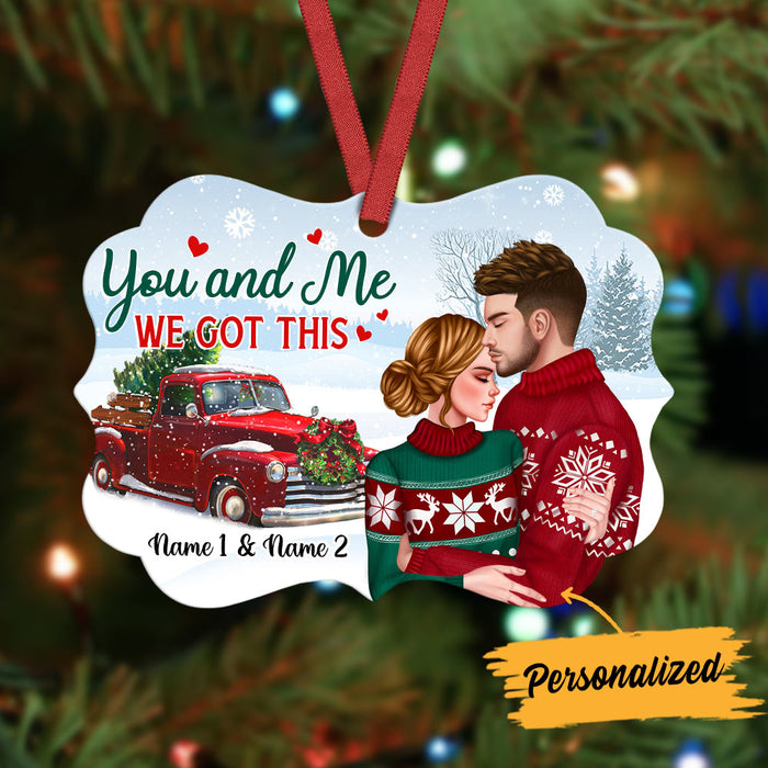 Personalized We Got This Couple Christmas Benelux Ornament OB111 23O36 1