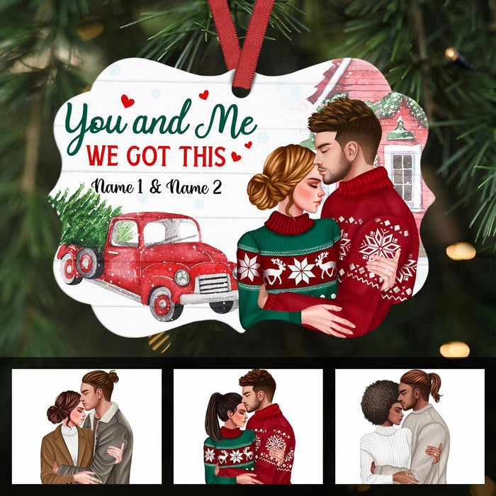 Personalized We Got This Couple Christmas Benelux Ornament OB111 23O36 1