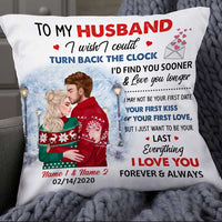 Personalized Couple Winter Christmas Pillow OB113 30O34 (Insert Included) thumb 1