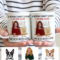 Personalized Dog Mom Need Mug SB71 81O34 thumb 1