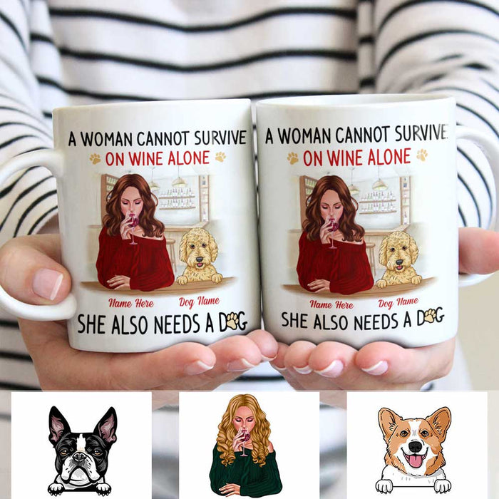 Personalized Dog Mom Need Mug SB71 81O34 1