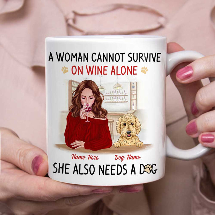 Personalized Dog Mom Need Mug SB71 81O34 1