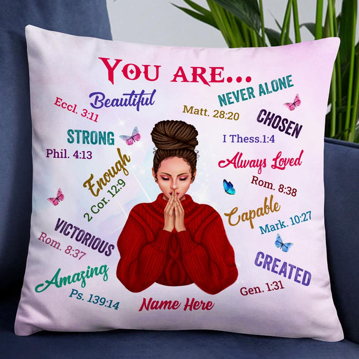 Personalized BWA Girl You Are Pillow OB122 95O47 1