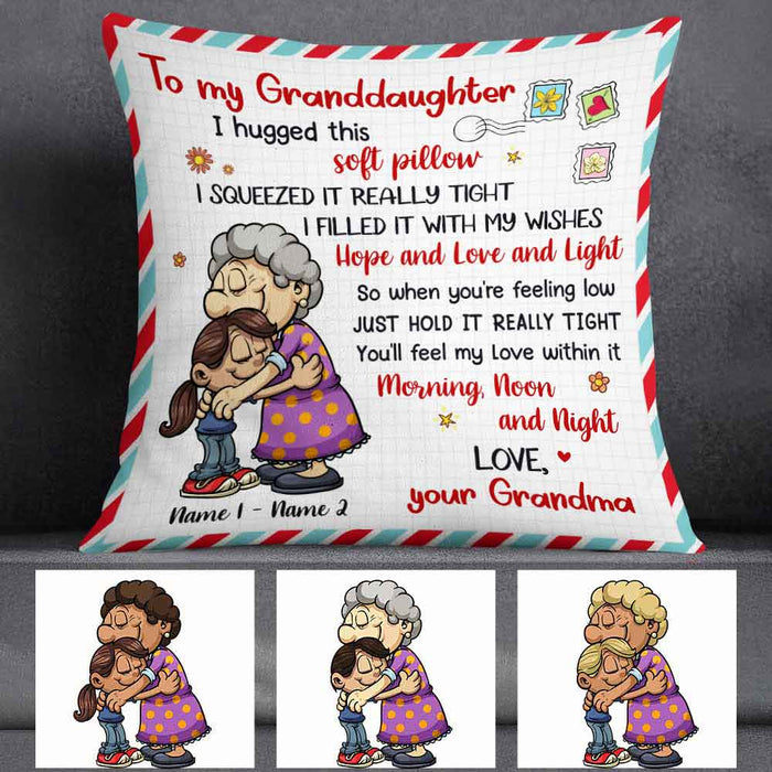 Personalized Granddaughter Pillow OB123 95O58 1