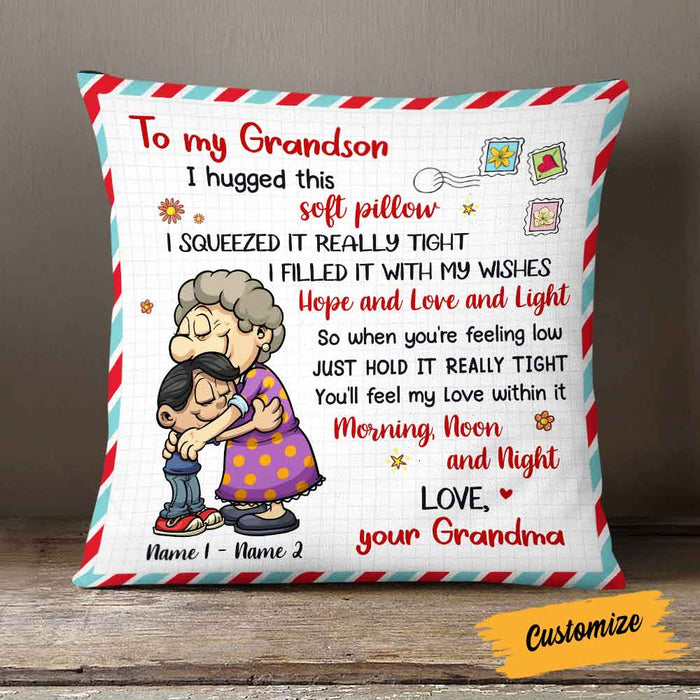 Personalized Granddaughter Pillow OB123 95O58 1