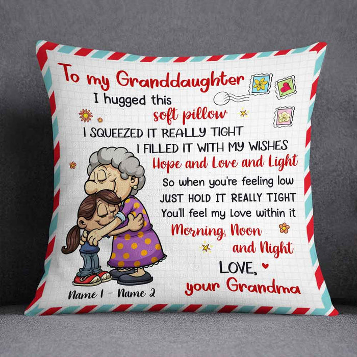 Personalized Granddaughter Pillow OB123 95O58 1