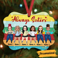 Personalized Sisters Friends Christmas Benelux Ornament OB131 95O36 thumb 1