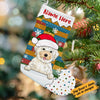 Personalized Christmas Dog Stocking OB132 23O36 1