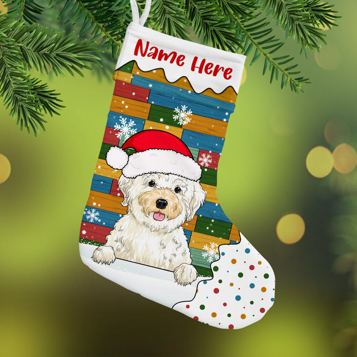 Personalized Christmas Dog Stocking OB132 23O36 1