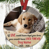Personalized Dog Memo Forever Circle Ornament OB132 81O34 1