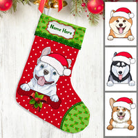 Personalized Dog Christmas Stocking OB131 87O53 thumb 1