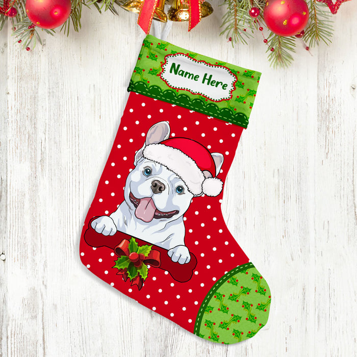 Personalized Dog Christmas Stocking OB131 87O53 1