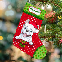 Personalized Dog Christmas Stocking OB131 87O53 thumb 1
