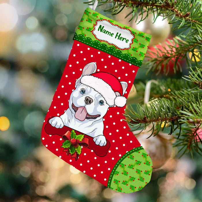 Personalized Dog Christmas Stocking OB131 87O53 1