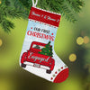 Personalized Couple Red Truck Christmas Stocking OB141 95O36 1