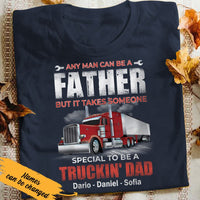 Personalized Dad Trucker  T Shirt MY91 87O34 thumb 1