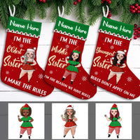 Personalized Sisters Christmas Stocking OB133 30O58 thumb 1