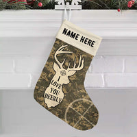 Personalized Hunting Dad Stocking OB145 81O34 thumb 1