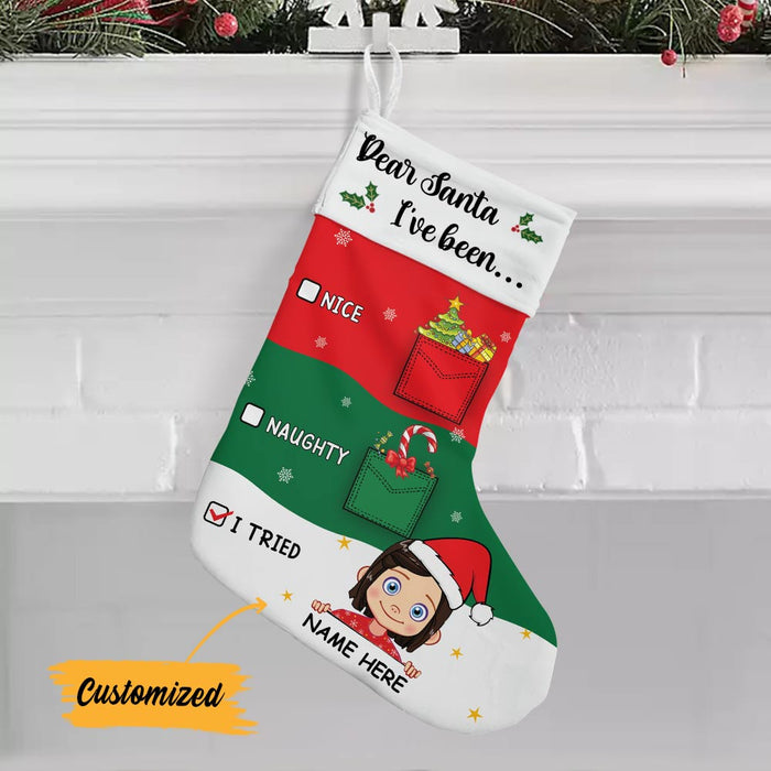 Personalized Family Kids Grandkids Christmas Stocking OB141 23O57 1