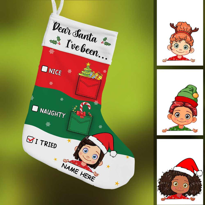 Personalized Family Kids Grandkids Christmas Stocking OB141 23O57 1