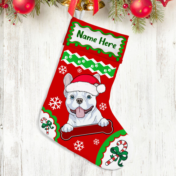 Personalized Dog Christmas Stocking OB133 87O53 1
