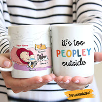 Personalized Girl Dog Peopley Mug OB144 81O47 thumb 1