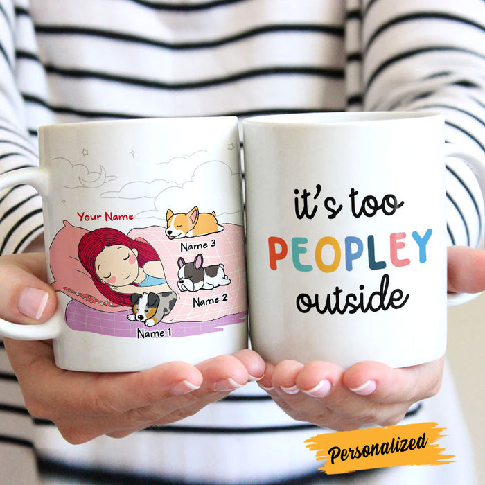 Personalized Girl Dog Peopley Mug OB144 81O47 1